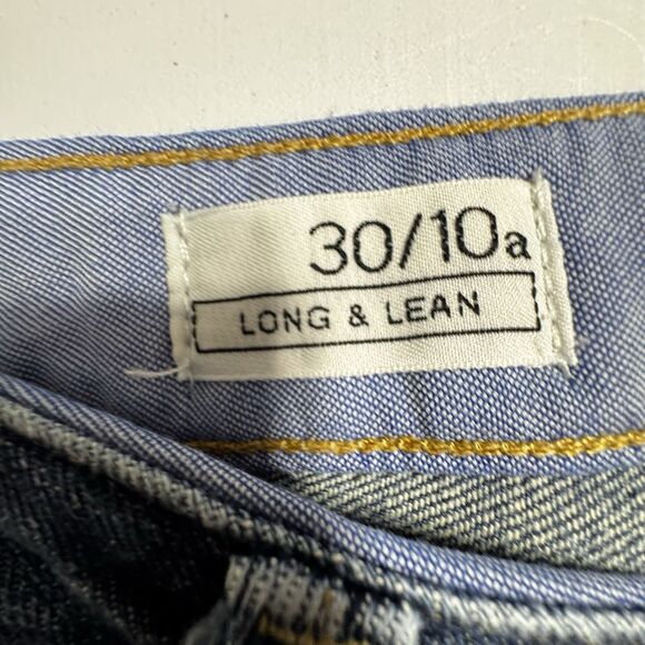 Vintage Gap Long and Lean Size 10/30 Med. Wash Wide Bootleg Lightweight Premium - Picture 3 of 10